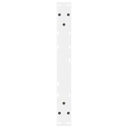 Soffbordsben 2 st vita 60x(42-43,3) cm stål