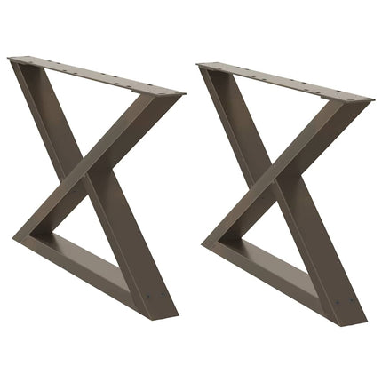 Soffbordsben 2 st naturstål 70x(42-43,3) cm stål