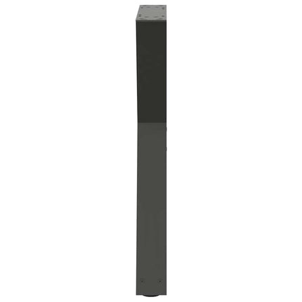 Matbordsben 2 st antracit 50x(72-73,3) cm stål