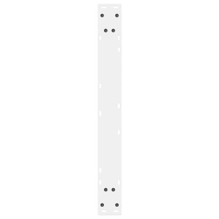 Matbordsben 2 st vita 70x(72-73,3) cm stål