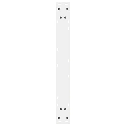 Matbordsben 2 st vita 80x(72-73,3) cm stål