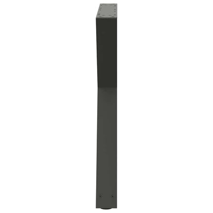 Matbordsben 2 st antracit 80x(72-73,3) cm stål