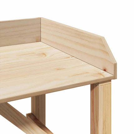 Planteringsbord Naturfärg 75 x 40 x 90 cm Stabil furu trä