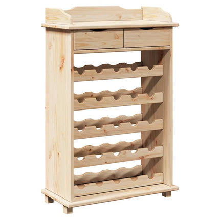 Vinställ Naturfärg 58 x 28 x 90 cm Massiv Furu