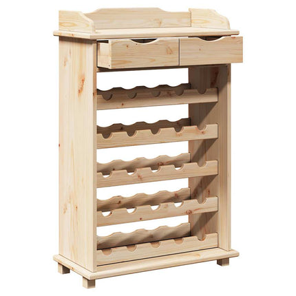Vinställ Naturfärg 58 x 28 x 90 cm Massiv Furu