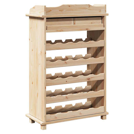 Vinställ Naturfärg 58 x 28 x 90 cm Massiv Furu