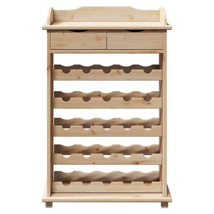 Vinställ Naturfärg 58 x 28 x 90 cm Massiv Furu