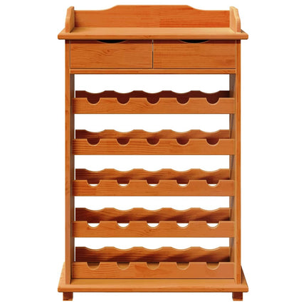 Vinställ Brun 58 x 28 x 90 cm Massiv furu