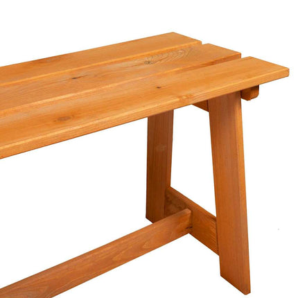 Utomhusbänk Brun 119 x 37 x 47 cm Massiv furu