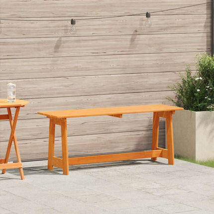 Utomhusbänk Brun 119 x 37 x 47 cm Massiv furu