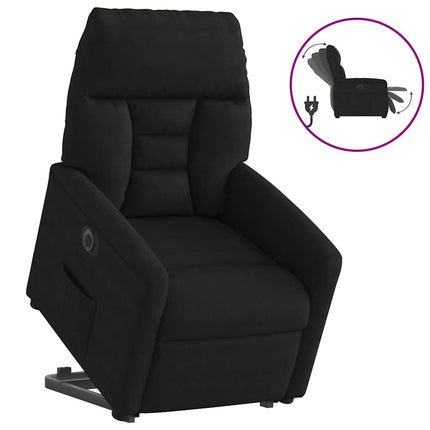 Elektrisk reclinerfåtölj med uppresningshjälp mikrofibertyg