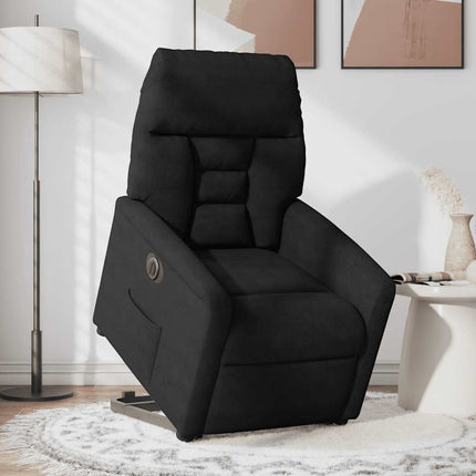 Elektrisk reclinerfåtölj med uppresningshjälp mikrofibertyg