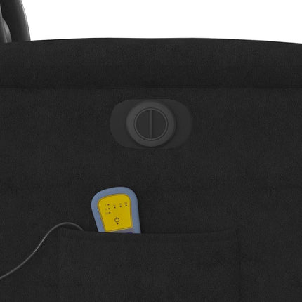 Elektrisk massagefåtölj med uppresningshjälp mikrofibertyg