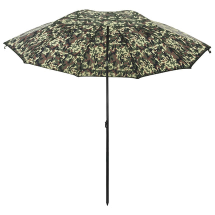 Fiskestångsparaply 228 x 204 cm Oxford Polyester Kamouflage
