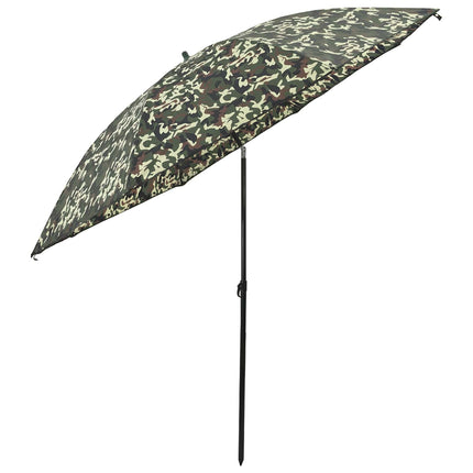 Fiskestångsparaply 228 x 204 cm Oxford Polyester Kamouflage