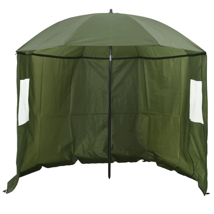 Fiskestångsparaply Gul armé 240 x 210 cm Oxford Polyester