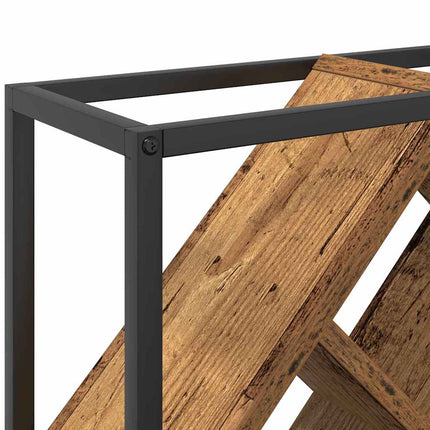 Vinställ Gammalt trä 51 x 18 x 52,5 cm Konstruerat trä