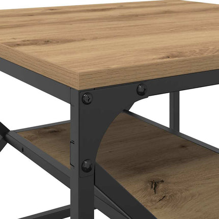 Kaffeebord Artisan Ek 51 x 50 x 40 cm Konstruerat trä och stål