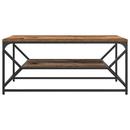 Kaffeebord Gammalt trä 90 x 50 x 40 cm Konstruerat trä och stål
