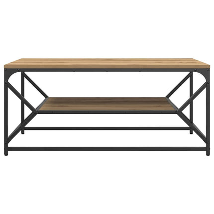 Kaffeebord Artisan Ek 90 x 50 x 40 cm Konstruerat trä och stål