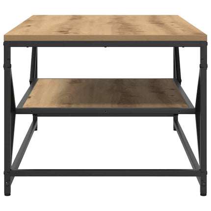 Kaffeebord Artisan Ek 90 x 50 x 40 cm Konstruerat trä och stål