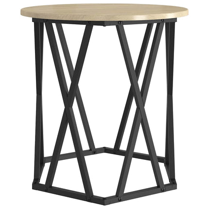 Kaffeebord 2 st Sonoma-ek 50 x 50 x 50 cm
