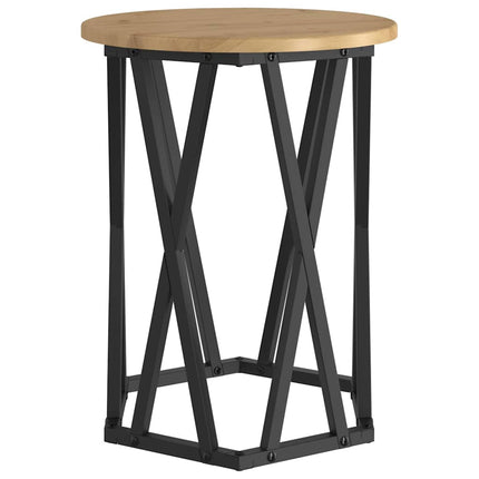Kaffeebord 2 pcs Artisan Ek Konstruerat trä och stål