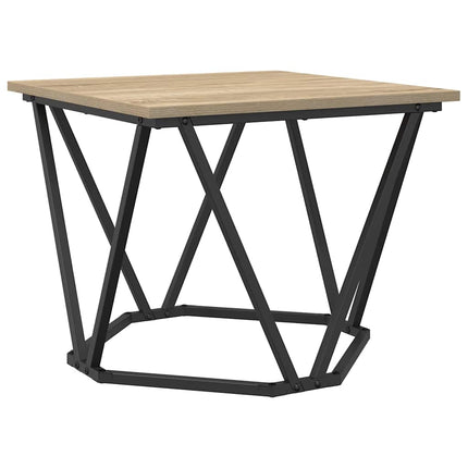 Kaffeebord 3 st Sonoma-ek 50 x 50 x 40 cm
