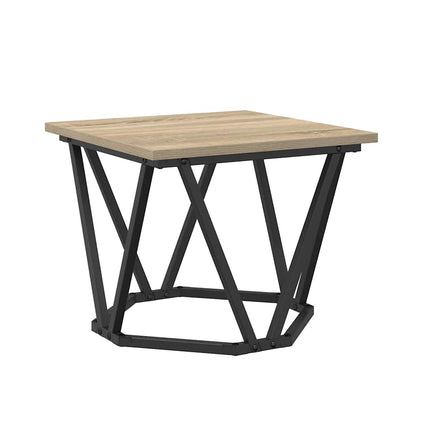 Kaffeebord 3 st Sonoma-ek 50 x 50 x 40 cm