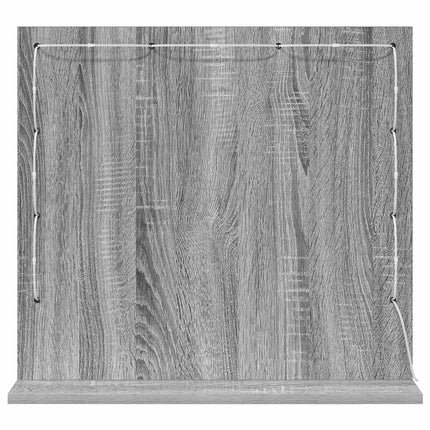 Smink Spegel Rektangulär med spegel Grå Sonoma 60 x 55 x 18 cm