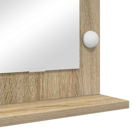 Smink Spegel Rektangulär med spegel Sonoma-ek 100 x 55 x 18 cm
