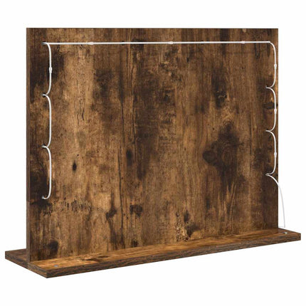 Smink Spegel Rökt ek 60 x 45 x 18 cm Glas och konstruerat trä