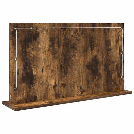 Smink Spegel Rökt ek 80 x 45 x 18 cm Glas och konstruerat trä
