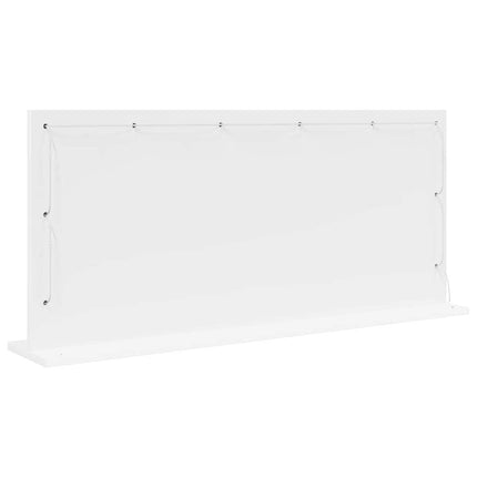 Smink Spegel Vit 100 x 45 x 18 cm Glas och konstruerat trä
