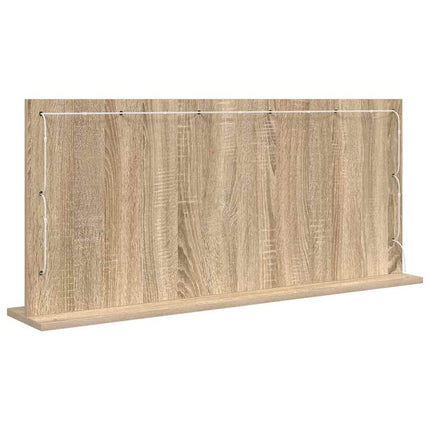 Smink Spegel Rektangulär med spegel Sonoma-ek 100 x 45 x 18 cm