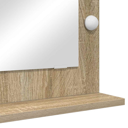 Smink Spegel Sonoma-ek 70 x 50 x 18 cm Glas och konstruerat trä