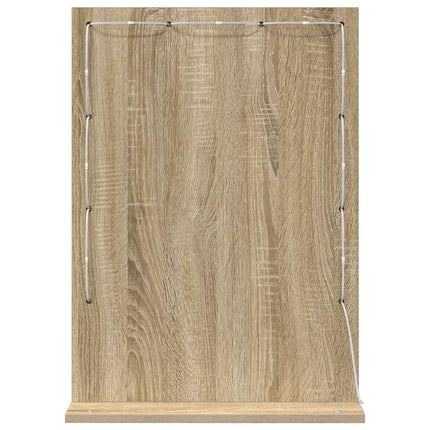 Smink Spegel Sonoma-ek 70 x 50 x 18 cm Glas och konstruerat trä