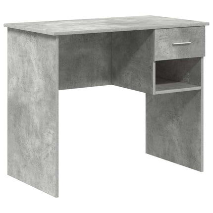 Skrivbord Betonggrå Konstruerat trä 90 x 49 x 75 cm
