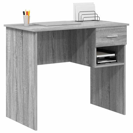 Skrivbord Grå Sonoma Konstruerat trä 90 x 49 x 75 cm