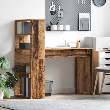 Skrivbord Gammalt trä 113 x 54 x 120 cm Konstruerat trä