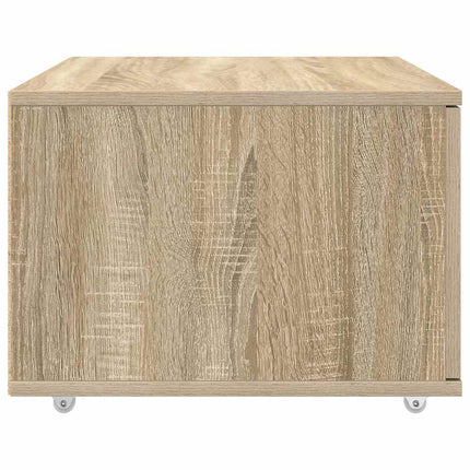 Lådans skåp med hjul Sonoma-ek 55 x 45 x 31 cm