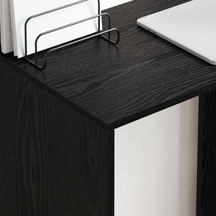 Skrivbord Svart Ek 78,5 x 37 x 154,5 cm Konstruerat trä