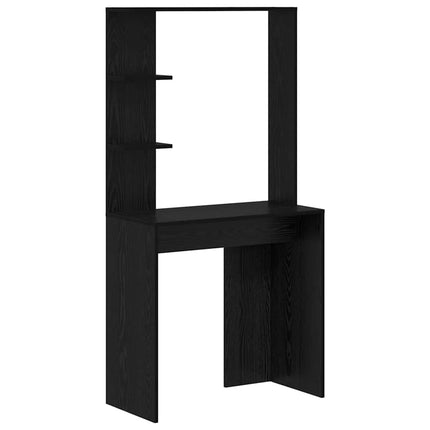 Skrivbord Svart Ek 78,5 x 37 x 154,5 cm Konstruerat trä