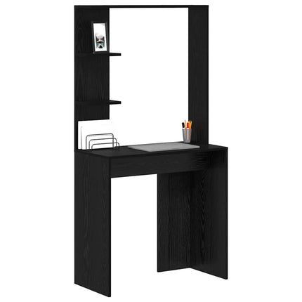Skrivbord Svart Ek 78,5 x 37 x 154,5 cm Konstruerat trä