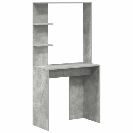 Skrivbord Betonggrå 78,5 x 37 x 154,5 cm Konstruerat trä