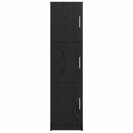 Skåp Svart Ek 31.5 x 32 x 122.5 cm