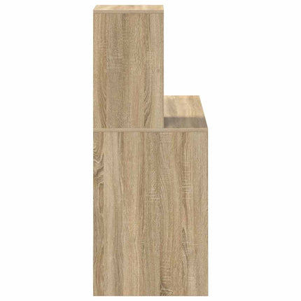 Skrivbord med hylla Sonoma ek 102 x 50 x 124 cm Konstruerat trä