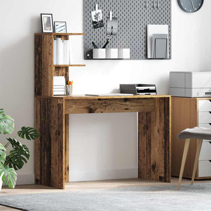 Skrivbord Gammalt trä 102 x 50 x 124 cm Konstruerat trä