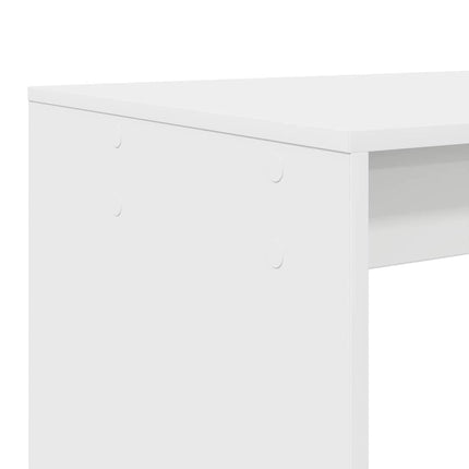 Skrivbord med hylla Vit 108 x 55 x 103.5 cm Konstruerat trä