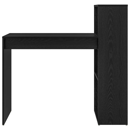 Skrivbord Svart Ek 108 x 55 x 103.5 cm Konstruerat trä